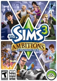 Sims 3, The: Ambitions Box Art