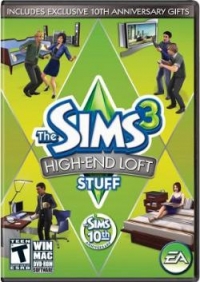 Sims 3, The: High-End Loft Stuff Box Art