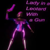 Lady in a Leotard With a Gun Box Art
