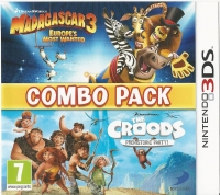 Madagascar 3: Europe's Most Wanted / The Croods: PreHistoric Party! Box Art