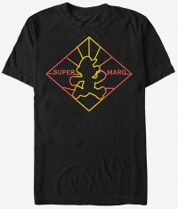 Super Mario Super LiNES T-Shirt Box Art