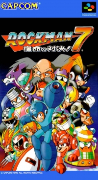 Rockman 7: Shukumei no Taiketsu! Box Art