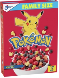 Pokémon Breakfast Cereal, Berry Bolt (17 oz) Box Art