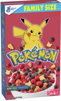 Pokémon Breakfast Cereal, Berry Bolt (15.9 oz) Box Art