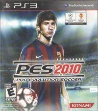 Pro Evolution Soccer 2010 (BLUS-30404L) Box Art