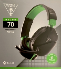 Turtle Beach Recon 70 Wired Gaming Headset Box Art