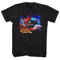 Street Fighter 2 Ally Fight T-Shirt Box Art