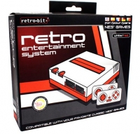 Retro-bit Retro Entertainment System (White/Red) Box Art