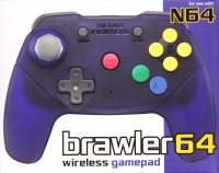 Retro Fighters Brawler64 Wireless Gamepad (purple) Box Art