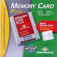 Performance Memory Card Plus (Bonus Storage Case) Box Art