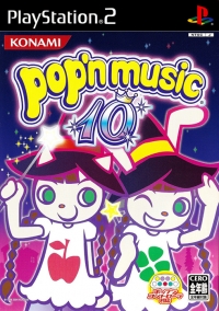 Pop'n Music 10 (SLPM-66210) Box Art
