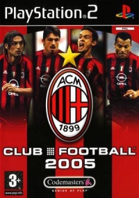 Club Football 2005: AC Milan Box Art