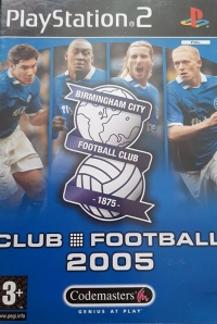 Club Football 2005: Birmingham City Box Art