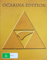 Legend of Zelda, The: Ocarina of Time 3D - Ocarina Edition Box Art