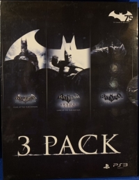 Batman: Arkham Asylum / Batman: Arkham City / Batman: Arkham Origins Box Art