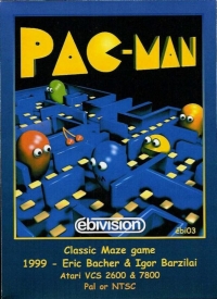 Pac-Man (Ebivision) Box Art