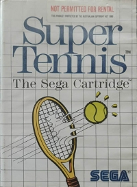 Super Tennis (Not Permitted for Rental) Box Art