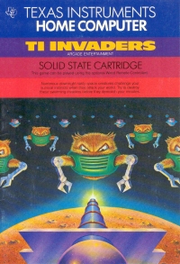 TI Invaders (red label) Box Art