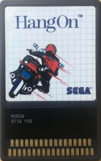 Hang On (Sega Card / 4080A) Box Art