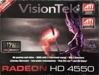 VisionTek Radeon HD 4550 - Sacred 2 Box Art