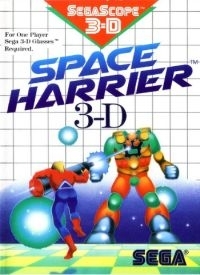 Space Harrier 3-D (Sega for the 90's) Box Art