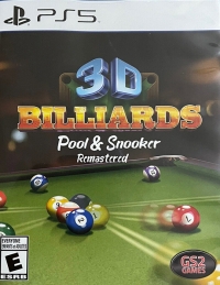 3D Billiards Pool & Snooker Remastered Box Art