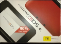 Nintendo 3DS XL (Red / Black) [AU] Box Art