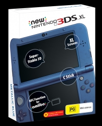 Nintendo 3DS XL (Metallic Blue) [AU] Box Art
