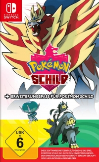 Pokémon Schild + Erweiterungspass für Pokémon Schild Box Art