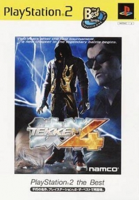 Tekken 4 - PlayStation 2 the Best (SLPS-73414) Box Art