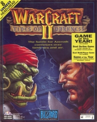 Warcraft II: Tides of Darkness (8 Player Head-to-Head via Network / See bottom of package) Box Art
