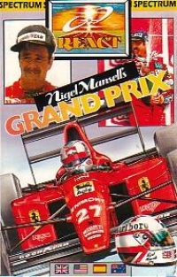 Nigel Mansell's Grand Prix (cassette / RT007) Box Art