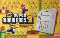 Nintendo 2DS - New Super Mario Bros. 2 (Scarlet Red) [NA] Box Art