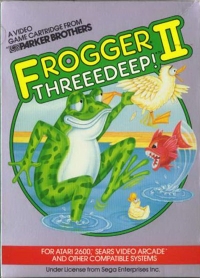 Frogger II: Threeedeep! Box Art