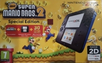 Nintendo 2DS - New Super Mario Bros. 2 Special Edition (Black + Blue) [UK] Box Art