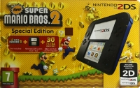 Nintendo 2DS - New Super Mario Bros. 2 Special Edition (Black + Blue) [IT] Box Art