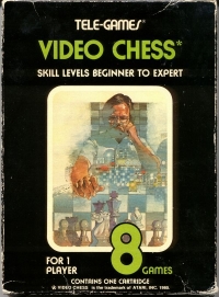 Video Chess (Sears text label) Box Art