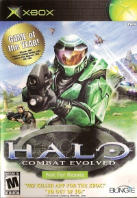 Halo: Combat Evolved (Game of the Year! / Not for Resale) Box Art