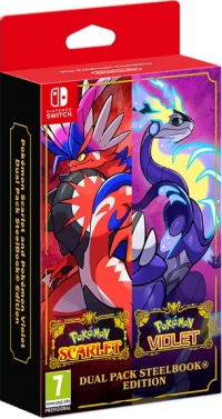Pokémon Scarlet and Pokémon Violet - Dual Pack SteelBook Edition Box Art