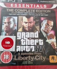 Grand Theft Auto IV - The Complete Edition - Essentials [KE] Box Art