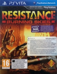 Resistance: Burning Skies [CZ][HU][PL][SK] Box Art