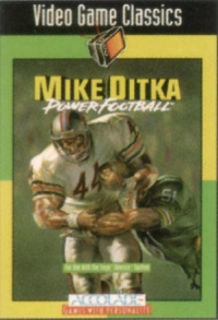 Mike Ditka Power Football - Video Game Classics Box Art