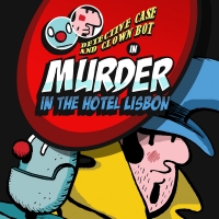 Detective Case and Clown Bot in: Murder in the Hotel Lisbon Box Art