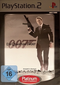 James Bond 007: Ein Quantum Trost - Platinum (square USK) Box Art