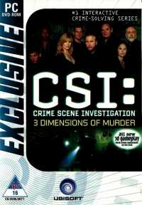 CSI: Crime Scene Investigation: 3 Dimensions of Murder - Exclusive [ZA] Box Art