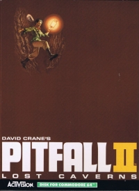 Pitfall II: Lost Caverns (disk) Box Art