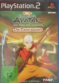 Avatar: Der Herr der Elemente: Die Erde brennt (square USK rating) Box Art