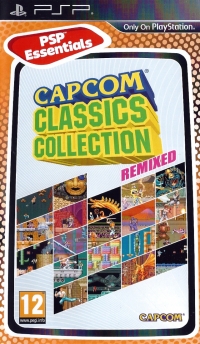 Capcom Classics Collection Remixed - PSP Essentials Box Art