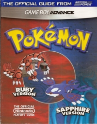 Pokémon Ruby Version & Pokémon Sapphire Version - Official Nintendo Player's Guide Box Art