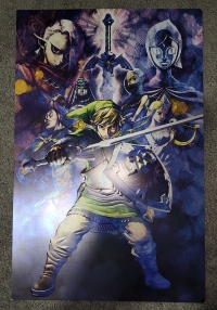 Legend of Zelda Skyward Sword HD GameStop Exclusive Poster Box Art